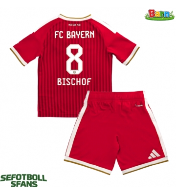 Bayern Munich Tom Bischof #8 Hemmaställ Barn 2026-27 Kortärmad (+ Korta byxor)
